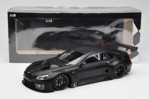 BMW M6 GT3 F13 Plain Body Version Matte Black Minichamps 1:18 155162610 Kov – obrázok 6 z 6