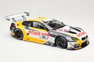 BMW M6 GT3 Rowe Racing #98 M. Wittmann / T. Blomqvist / P. Eng 4th Place 24 Hours Nurburgring 2020 Minichamps 1:18 155202698  – obrázok 4 z 6