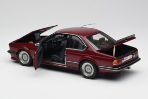 BMW M635 CSi E24 Karmin Červený AUTOart 1:18 70528 Kov – obrázok 5 z 8