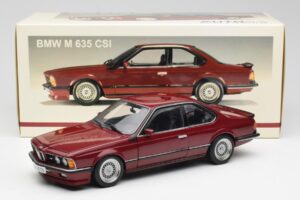 BMW M635 CSi E24 Karmin Červený AUTOart 1:18 70528 Kov – obrázok 8 z 8