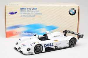 BMW V12 LMR LMP #15 P. Martini / Y. Dalmas / J. Winkelhock 24 Hours of Le Mans Winner 1999 Minichamps 1:18 80430009338 Kov – obrázok 6 z 6