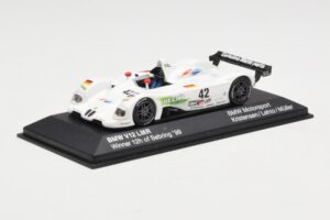 BMW V12 LMR LMP1 #42 J. Müller / J. Lehto 24 Hours of Le Mans 2000 Minichamps 1:43 80420018215 Kov – obrázok 2 z 4