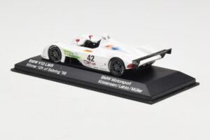 BMW V12 LMR LMP1 #42 J. Müller / J. Lehto 24 Hours of Le Mans 2000 Minichamps 1:43 80420018215 Kov – obrázok 3 z 4