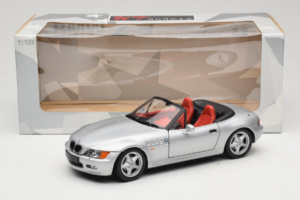 BMW Z3 Kabriolet Strieborný UT Models 1:18 20402 Kov – obrázok 8 z 8