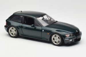 BMW Z3 Coupe 2.8 Green Metallic UT Models 1:18 20422 Kov – obrázok 5 z 7