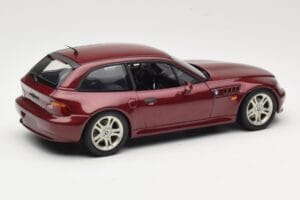 BMW Z3 Coupe 2.8 Red Metallic UT Models 1:18 20423 Kov – obrázok 3 z 8