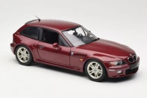 BMW Z3 Coupe 2.8 Red Metallic UT Models 1:18 20423 Kov – obrázok 6 z 8
