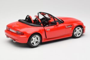 BMW Z3 E36/7 Roadster Červený Bburago 1:18 3349 Kov – obrázok 3 z 8