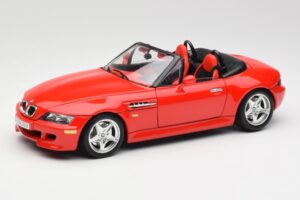 BMW Z3 E36/7 Roadster Červený Bburago 1:18 3349 Kov