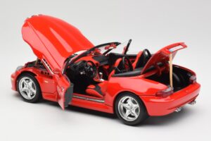 BMW Z3 E36/7 Roadster Červený Bburago 1:18 3349 Kov – obrázok 5 z 8