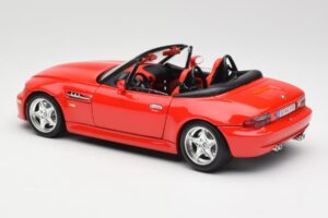 BMW Z3 E36/7 Roadster Červený Bburago 1:18 3349 Kov – obrázok 7 z 8