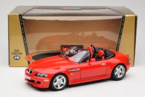 BMW Z3 E36/7 Roadster Červený Bburago 1:18 3349 Kov – obrázok 8 z 8