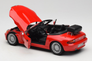 BMW Z3 Roadster 1.9 Červený Dealerská Edícia UT Models 1:18 80439423068 Kov – obrázok 5 z 8
