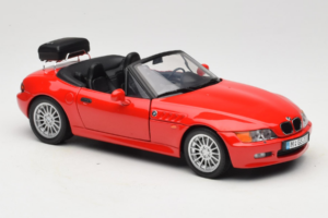 BMW Z3 Roadster 1.9 Červený Dealerská Edícia UT Models 1:18 80439423068 Kov – obrázok 6 z 8