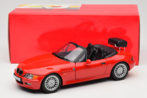 BMW Z3 Roadster 1.9 Červený Dealerská Edícia UT Models 1:18 80439423068 Kov – obrázok 8 z 8