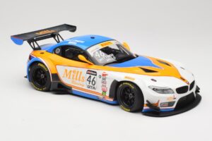 BMW Z4 E89 GT3 #46 Mills Racing M. Wittmer / A. Mills Pirelli World Challenge Sprint X-Series 2016 Minichamps 1:18 151162346  – obrázok 4 z 6