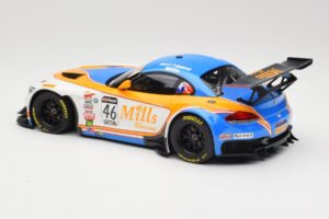BMW Z4 E89 GT3 #46 Mills Racing M. Wittmer / A. Mills Pirelli World Challenge Sprint X-Series 2016 Minichamps 1:18 151162346  – obrázok 5 z 6