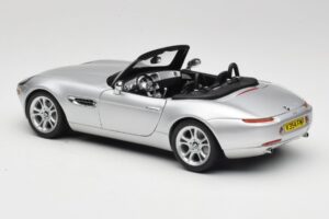 BMW Z8 E52 Kabriolet Strieborný Kyosho 1:18 80432411551 Kov – obrázok 5 z 8