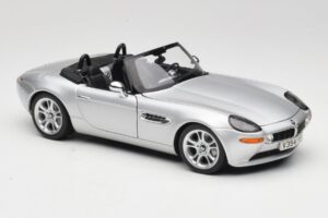 BMW Z8 E52 Kabriolet Strieborný Kyosho 1:18 80432411551 Kov – obrázok 6 z 8