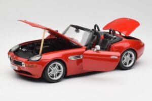BMW Z8 E52 Červený Metalíza Bburago 1:18 18-12032 Kov – obrázok 2 z 8