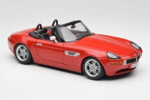 BMW Z8 E52 Červený Metalíza Bburago 1:18 18-12032 Kov – obrázok 6 z 8