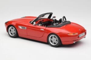 BMW Z8 E52 Červený Metalíza Bburago 1:18 18-12032 Kov – obrázok 7 z 8