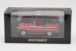 Borgward Isabella Kabriolet Červený Minichamps 1:43 400096060 Kov – obrázok 4 z 4