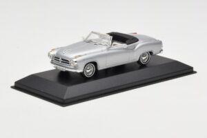 Borgward Isabella Kabriolet Strieborný Minichamps 1:43 400096030 Kov – obrázok 2 z 4