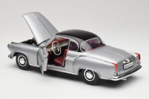 Borgward Isabella Coupe Šedý & Čierny Revell 1:18 8989 Kov – obrázok 7 z 8