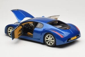 Bugatti EB 18.3 Chiron Modrý AUTOart 1:18 70911 Kov – obrázok 5 z 8