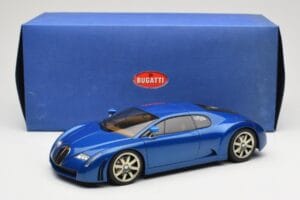 Bugatti EB 18.3 Chiron Modrý AUTOart 1:18 70911 Kov – obrázok 8 z 8