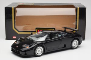 Bugatti EB110 Čierny Bburago 1:18 3055 Kov – obrázok 8 z 8