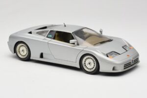 Bugatti EB110 Strieborný Bburago 1:18 3035-S Kov – obrázok 6 z 8