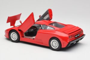 Bugatti EB110 SS Červený Anson 1:18 30303-W-M1 Kov – obrázok 5 z 8