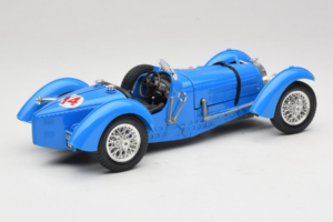 Bugatti Type 51 Grand Prix #14 Modrý Bburago 1:18 3012-M1 Kov – obrázok 2 z 6
