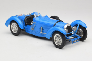 Bugatti Type 51 Grand Prix #14 Modrý Bburago 1:18 3012-M1 Kov – obrázok 4 z 6