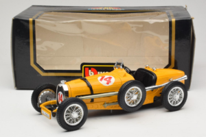 Bugatti Type 59 #14 Grand Prix Oranžový Bburago 1:18 3012 Kov – obrázok 6 z 6