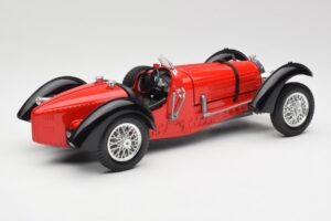 Bugatti Type 55 Červený Bburago 1:18 3009 Kov – obrázok 2 z 6