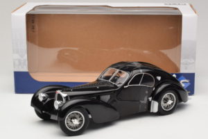 Bugatti Type 57 SC Atlantic Čierny Solido 1:18 S1802101 Kov – obrázok 6 z 6