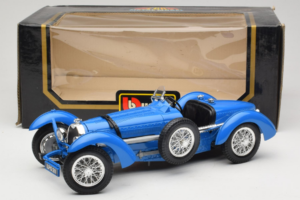 Bugatti Type 59 Modrý Bburago 1:18 3005-M1 Kov – obrázok 5 z 5