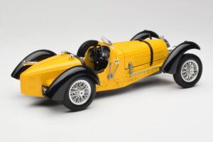 Bugatti Type 59 Žltý Bburago 1:18 3005 Kov – obrázok 3 z 8