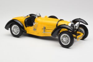Bugatti Type 59 Žltý Bburago 1:18 3005 Kov – obrázok 6 z 8