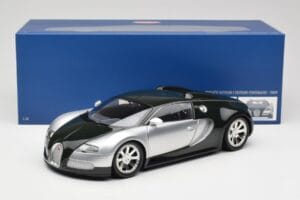 Bugatti Veyron Edition Centenaire Chrome Green Minichamps 1:18 100110852 Kov – obrázok 8 z 8