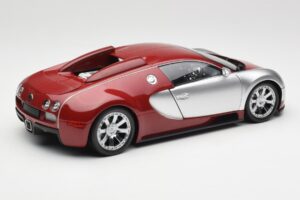 Bugatti Veyron Edition Centenaire Chrome Red Minichamps 1:18 100110851-O Kov – obrázok 3 z 8
