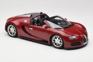 Bugatti Veyron Grand Sport Červený Minichamps 1:18 100110832 Kov – obrázok 7 z 9