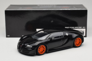 Bugatti Veyron Super Sport Black Metallic Minichamps 1:18 100110842 Kov – obrázok 8 z 8