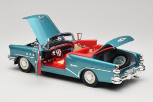 Buick Century Kabriolet Modrý Mira 1:18 6134 Kov – obrázok 5 z 8