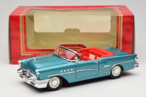 Buick Century Kabriolet Modrý Mira 1:18 6134 Kov – obrázok 8 z 8