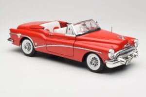 Buick Skylark Červený Motormax 1:18 411393-M1 Kov – obrázok 6 z 8