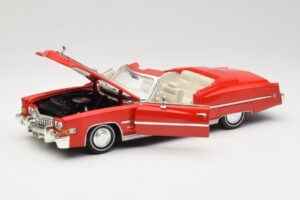 Cadillac Eldorado Kabriolet Červený Anson 1:18 30387 Kov – obrázok 2 z 8